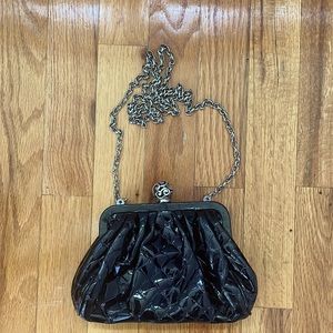 Brighton clutch purse snap closure